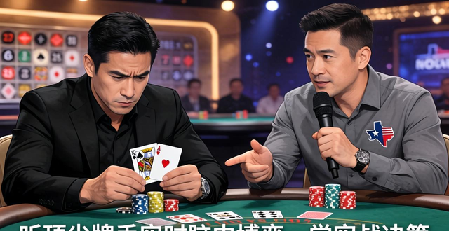 德州扑克原声解说：听顶尖牌手实时脑内博弈，学实战决策