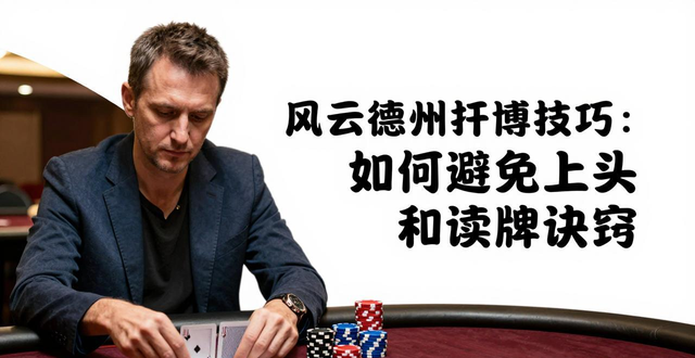 风云德州扑克技巧：如何避免上头和读牌诀窍
