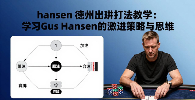 hansen 德州扑克打法教学：学习Gus Hansen的激进策略与思维
