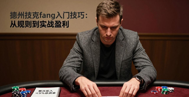 德州扑克fang入门技巧：从规则到实战盈利