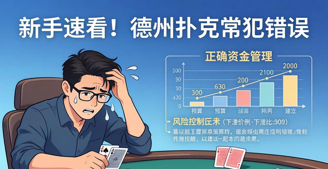 德州扑克怎么玩才能赢钱？新手必学的技巧和资金管理