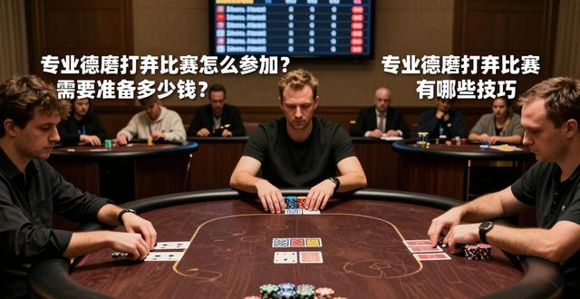 专业德州扑克比赛怎么参加？需要准备多少钱？