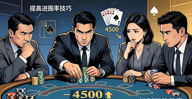 德州扑克4500级别怎么打？四个关键技巧助你提高进圈率