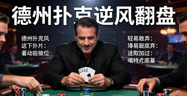 德州扑克逆风翻盘技巧 落后时怎么追分翻身