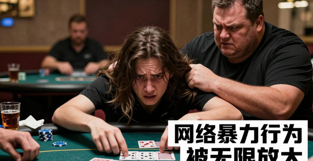 德州扑克牌局变全武行 长发玩家打架被揪头发拖拽
