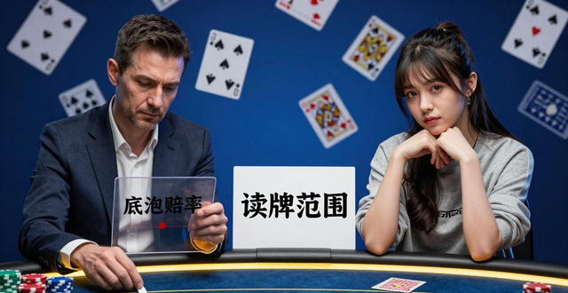 德州扑克新手进阶秘籍：掌握底池赔率与读牌范围，告别凭感觉打牌