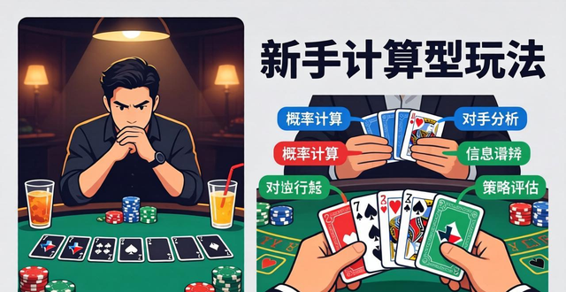 明牌德州扑克规则与技巧，适合新手练基础的计算型玩法