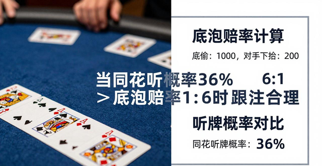 掌握德州扑克的概率学：从起手牌胜率到听牌概率计算