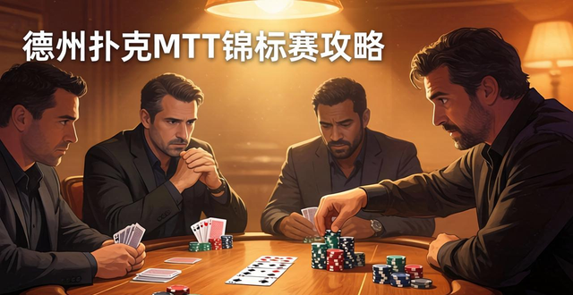 德州扑克MTT锦标赛攻略：前期生存积累，中期进攻偷盲