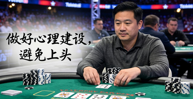 德州扑克情绪管理：掌控心态不失控，告别上头稳定盈利