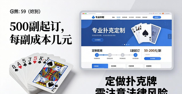 定做德州扑克牌合法吗？私人定制多少钱？注意这些法律风险