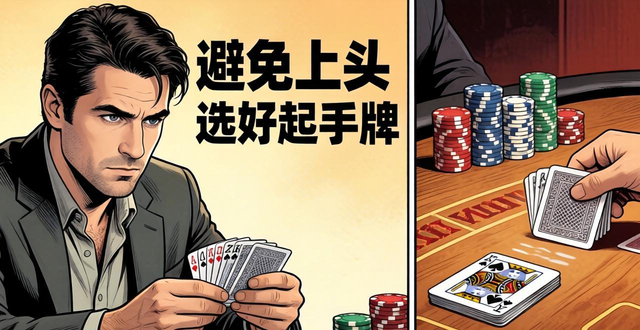 德州扑克金律：避免上头和选好起手牌的两大核心准则