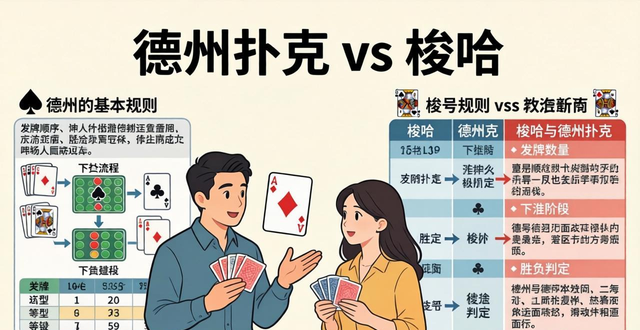 梭哈是德州扑克吗?两者核心规则与玩法本质区别 梭哈是德州扑克吗?两者核心规则与玩法本质区别