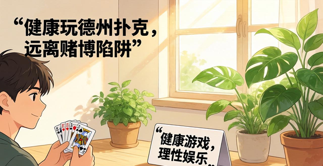 德州扑克算赌博吗？怎样健康玩避免上瘾小技巧