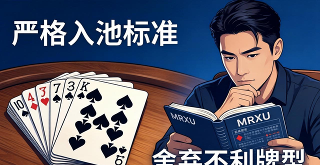 德州扑克mrxu心态策略：如何控制情绪、选对起手牌，实现长期盈利