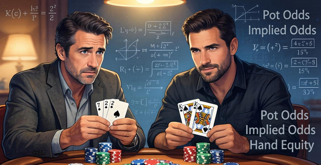 德州扑克概率怎么算？听牌概率和底池赔率实战技巧