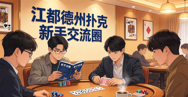 江都德州扑克去哪玩 新手学习入门攻略