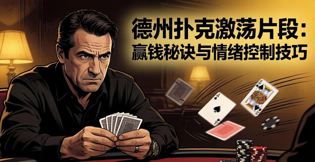 德州扑克激荡片段：赢钱秘诀与情绪控制技巧