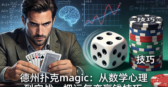 德州扑克magic：从数学心理到实战，把运气变赢钱技巧