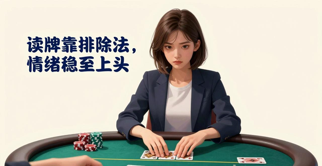 mikki打德州扑克技巧：读牌靠排除法，情绪稳不上头