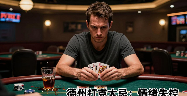 德州扑克大忌大全：新手常犯的致命错误与情绪控制秘诀