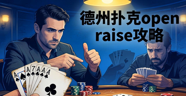 德州扑克open raise攻略：不同位置怎么玩，加注多少最合适