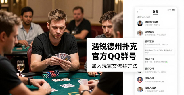 遇锐德州扑克官方QQ群号 加入玩家交流群方法