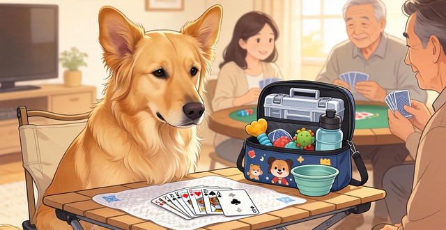 带狗打德州扑克 怎么让它安静不暴露牌力