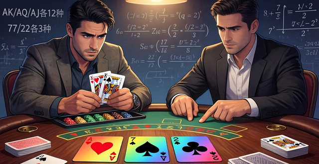 德州扑克的组合数怎么算？不同手牌组合概率大不同
