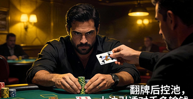 德州扑克马库斯技巧：翻牌后控池，用小注引诱对手多输钱
