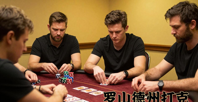 罗山德州扑克玩法规则与实战技巧 现金局快速对决