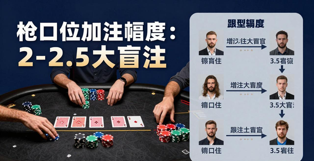 枪口位怎么玩？德州扑克最难位置的核心策略与起手牌