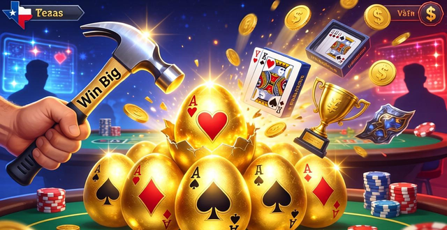 德州扑克金蛋怎么获得？有什么用？新手必看兑换攻略