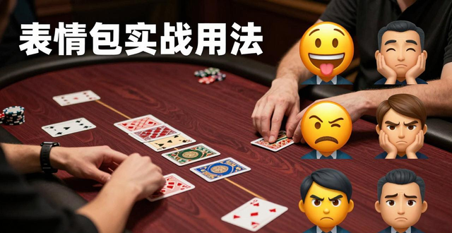 德州扑克贴图攻略：表情包实战用法与心理战术