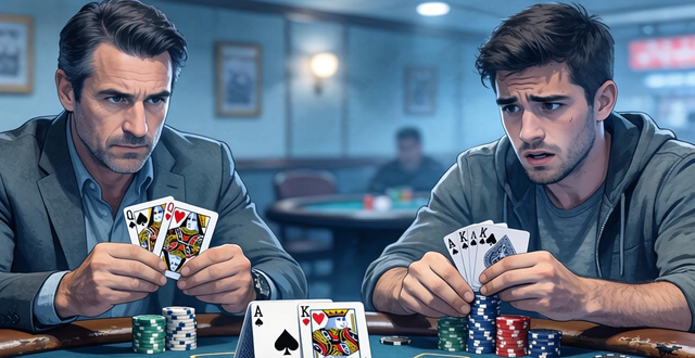 德州扑克技巧：什么时候该弃掉QQ？面对AK别头铁