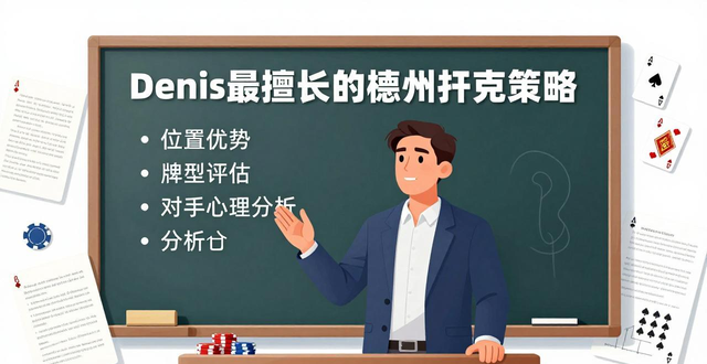 Denis德州扑克教学水平如何 实用技巧从哪开始学