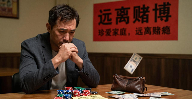 视频德州扑克就是赌博陷阱 我沉迷三年输光积蓄