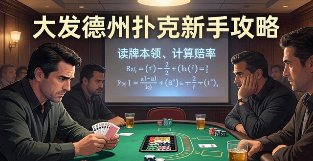 大发德州扑克新手攻略：快速入门技巧与提高胜率方法