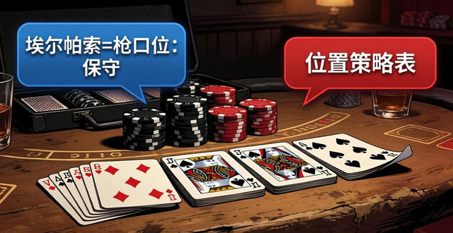 德州扑克位置攻略：用地名记位置，像埃尔帕索是枪口位要保守