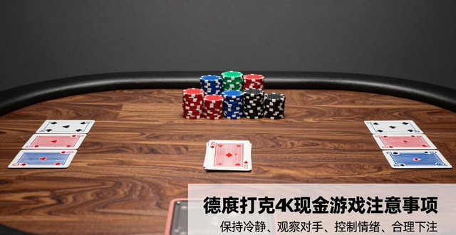 德州扑克4k级别怎么打？高手进阶调整策略与技巧