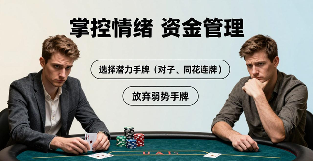 德州扑克新手入门攻略：从规则到赢钱技巧，轻松上手想玩就玩