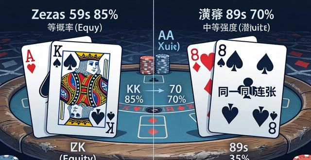 德州扑克eqr权益实现率是什么意思 教你用精准指标评估手牌价值