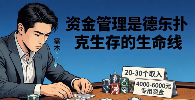 德州扑克新手露珠必看 三个底层生存法则避免破产