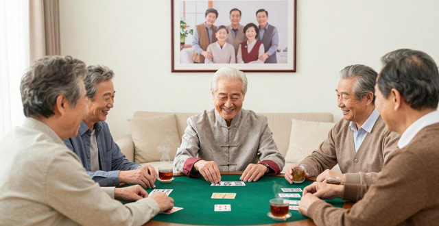古稀老人迷上德州扑克，安全益智的社交新方式