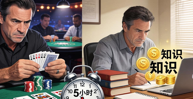 玩德州扑克实际要花多少钱？算完时间精力和抽水就懂了