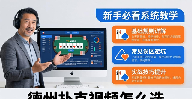 德州扑克视频怎么选 新手必看系统教学