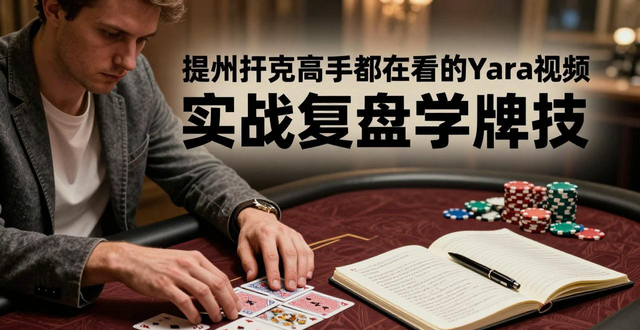 德州扑克高手都在看的Yara视频 实战复盘学牌技