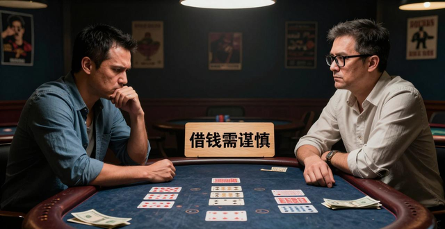 德州扑克借钱靠谱吗？现金桌牌友拆借的风险与经验分享
