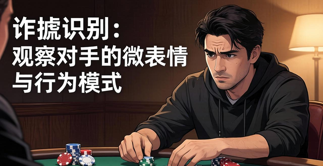 德州扑克读人心怎么学？新手入门技巧看对手下注和身体语言