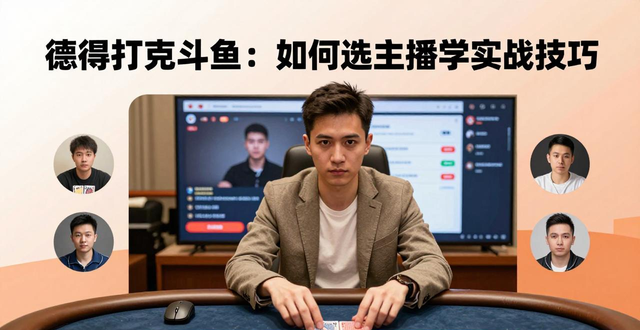德州扑克斗鱼：如何选主播学实战技巧